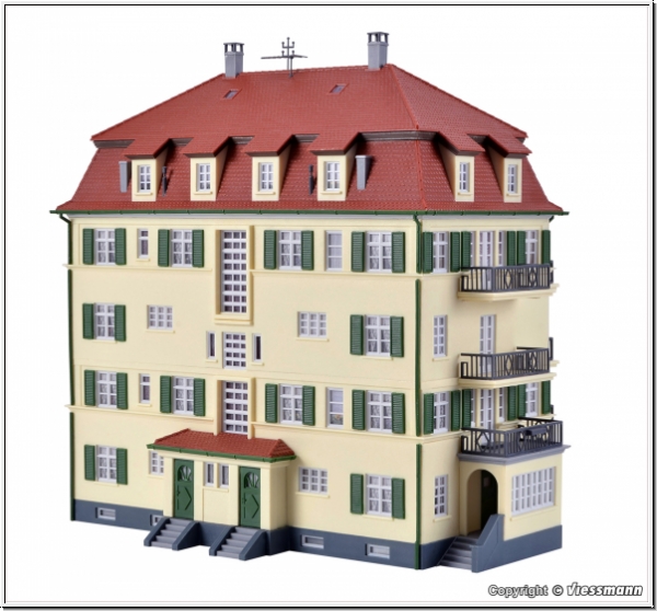 Kibri 38354 - Spur HO Mehrfamilienhaus mit Balkon