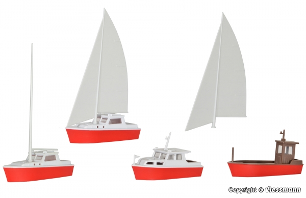 Kibri 39160 - Spur HO Set Boote