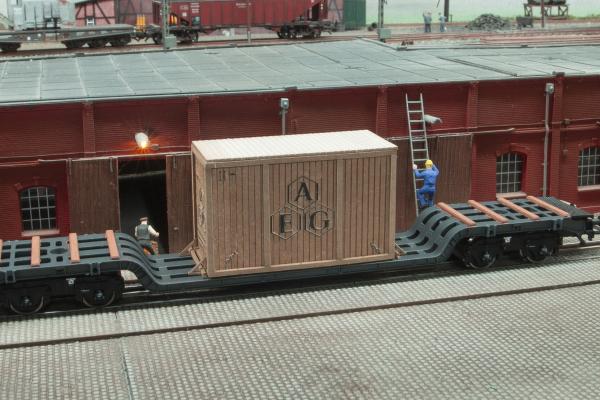 Joswood 40457 - Spur HO Hohe Kiste "AEG"