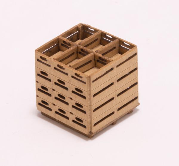 Joswood 40460 - Spur HO Stiegenstapel auf Palette, 4 Stk.