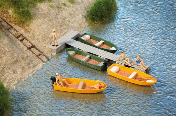 Auhagen 41693 - Spur HO 4 Boote, je 50 mm