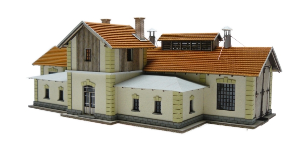Igra Modell 171006 - Spur HO Lokschuppen Prievidza, Lasercut Bausatz