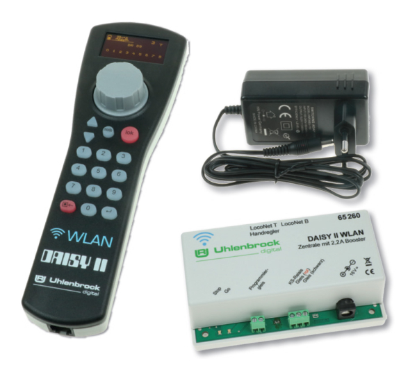 Uhlenbrock 64360 - Uhlenbrock 64360 Spur Neutral DAISY II WLAN DCC-Digitalset