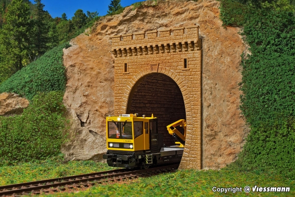 Vollmer 42501 - Spur HO Tunnelportal 1gleisig, 2 Stück
