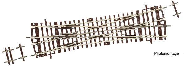 Roco 42452 - Spur H0 DKW15 Bauart „Baeseler“ mit außenliegenden Zungen, Länge 230 mm