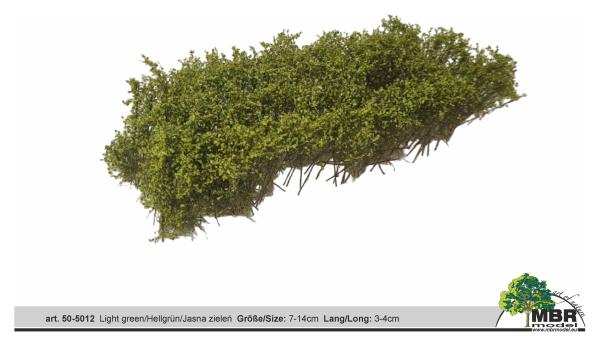 MBR model 50-5012 - Spur H0/TT Sträucher hellgrün, 7x14cm, 3-4cm hoch