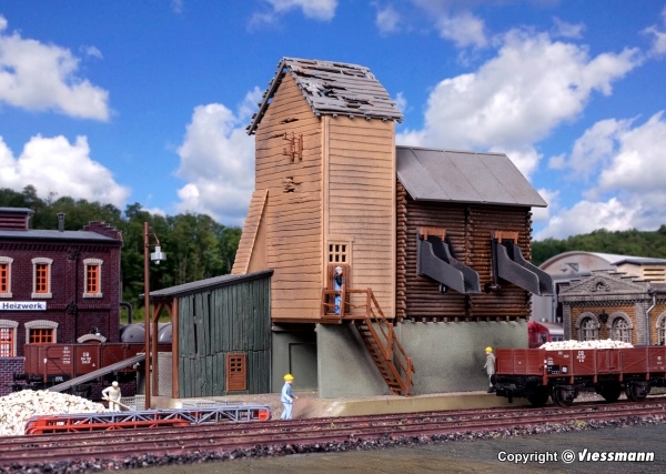 Vollmer 45723 - Spur HO Kieswerk mit angetriebenen Verschlussklappen