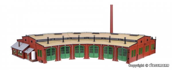 Vollmer 45758 - Spur HO Ringlokschuppen 6-ständig