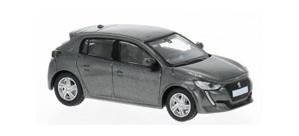 Brekina PCX870595 - Spur H0 Peugeot 208 II, dunkelgrau, 2019