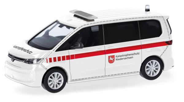 Herpa 098779 - Spur H0 Volkswagen (VW) Multivan (2022) "Katastrophenschutz Niedersachsen"
