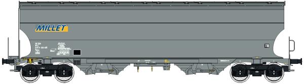 LS-Models 30595 - Spur H0 Getreidesilowagen Tagnpps der Millet, Ep. VI