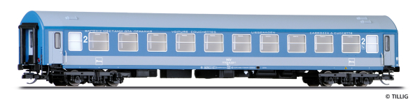 Tillig 16418 - Spur TT  Liegewagen Typ Y/B 70, 2. Klasse, MAV