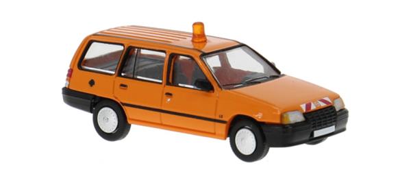 PCX871456 - Spur H0 Opel Kadett E CarAVan "Kommunal" orange  1985