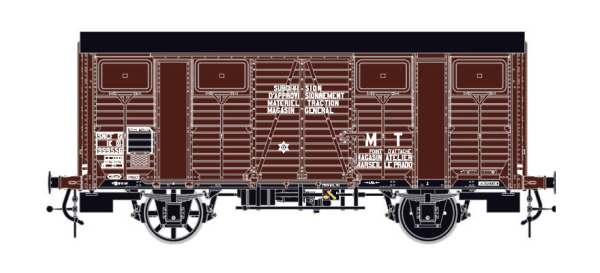 LS Models 31305 -  Spur H0 Gedeckter Güterwagen OCEM der SNCF, Ep III