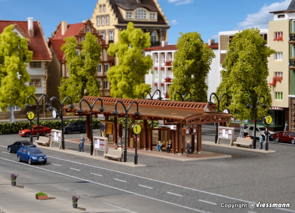 Vollmer 47580 - Busstation, überdacht
