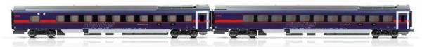 Jägerndorfer 72450 - Spur H0 2er Set Nachtzugwagen DANI ÖBB Nightjet, Ep.VI, HighEnd