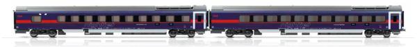 Jägerndorfer 71410 - Spur HO 2er Set Nachtzugwagen DANI ÖBB Nightjet, Ep.VI, Basic AC