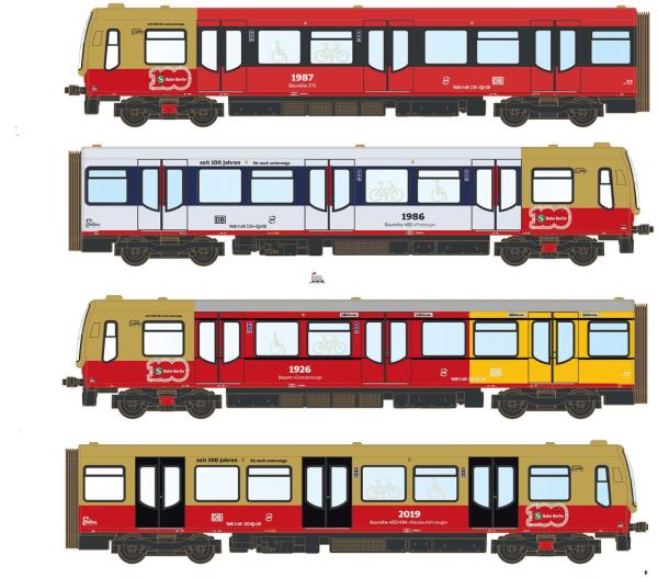 Lemke Collection LC90487-0 - Spur TT Display BR 481 DBAG/S-Bahn Berlin, 100 Jahre #1+#2 16 tlg.