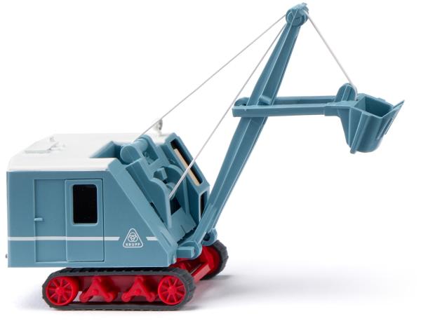 Wiking 066049 - Spur H0 Raupenseilbagger (Krupp Ardelt) - pastellblau