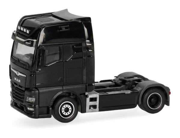 Herpa 313711-005 - Spur H0 MAN TGX GX Individual Zugmaschine 2achs, schwarz