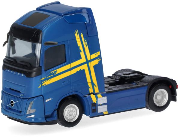 Herpa 321433 - Spur H0 Volvo FH Aero GL XL Electric Zugmaschine 2achs, blau