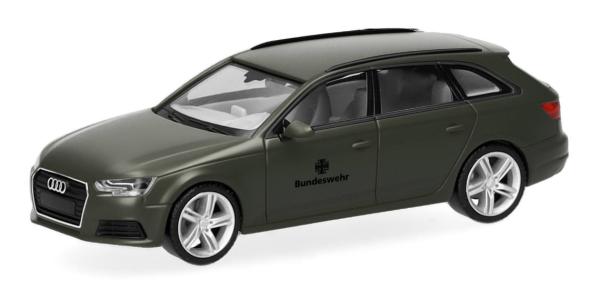 Herpa 700931 - Spur H0 Audi A4 Avant "Bundeswehr Fuhrpark", mattoliv