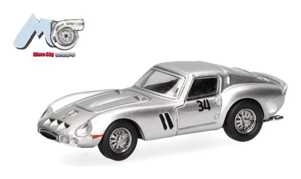 Herpa 87MC000060 -  Spur H0 Ferrari 250 GTO 34, silber