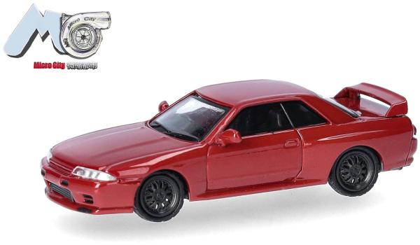 Herpa 87MC000093 - Spur H0 Nissan Skyline GTR32, weinrot