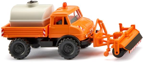 Wiking 037112 - Spur H0 Unimog U 406 - kommunalorange