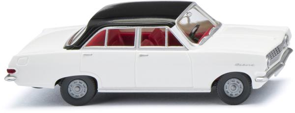 Wiking 084706 - Spur H0 Opel Rekord A mit schwarzem Dach