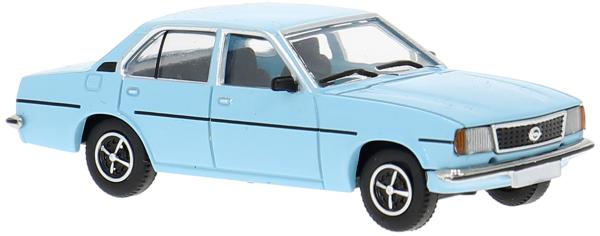 Brekina PCX870812 Spur H0 Opel Ascona B 4-trg. hellblau, 1975