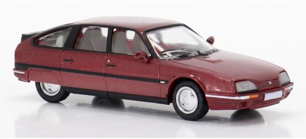 Brekina PCX871708 - Spur H0 Citroen CX Phase II, dunkelrot, 1985
