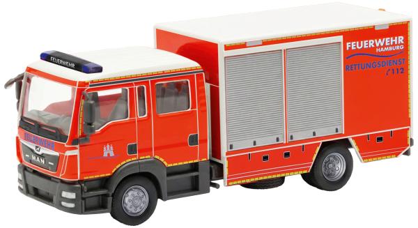 Herpa 099578 - Spur H0 MAN TGL Euro6 GW-SAN "Feuerwehr Hamburg" Limitierte Auflage