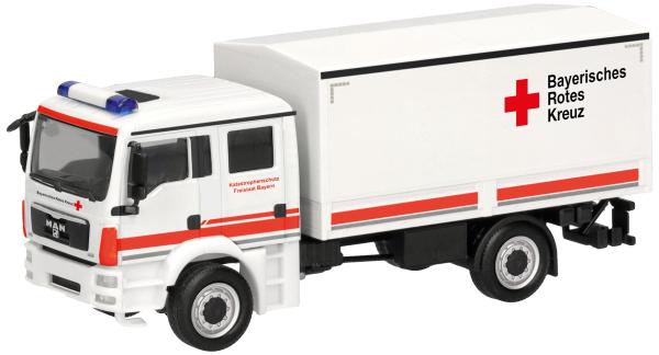 Herpa 099356 - Spur H0 MAN TGM Mehrzweckkraftwagen GW-Logistik "BRK" Limitierte Auflage