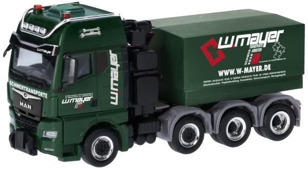 Herpa 321686 - Spur H0 MAN TGX GX Schwerlastzugmaschine mit Ballastpritsche "Mayer Zweibrücken"
