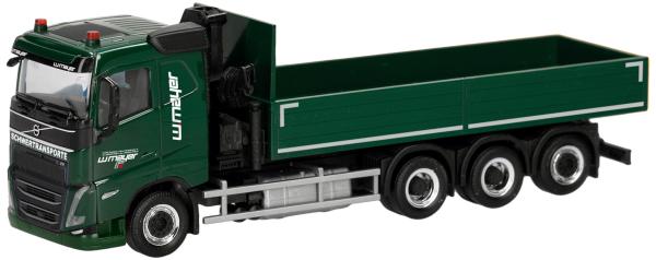 Herpa 321693 - Spur H0 Volvo FH 2020 Pritschen-LKW mit Ladekran "Mayer Zweibrücken"