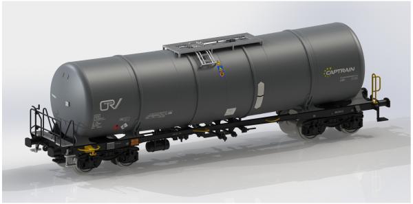 Igra Modell 96200091 - Spur TT Kesselwagen Zans 88 ORV / Captrain, Ep.VI, DC