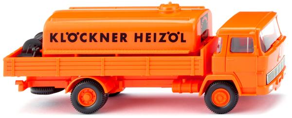Wiking 080898 - Spur H0 Lkw mit Öltank (Magirus) "Klöckner"