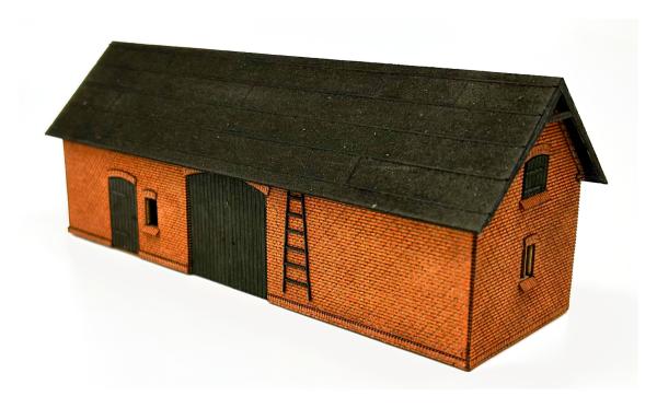 MBR model AS-0303 - Spur H0 Backsteinscheune