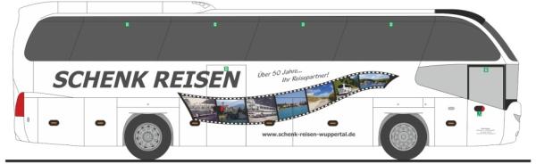 Rietze 67144 - Spur H0 Neoplan Cityliner 07 Schenk Reisen, Wuppertal