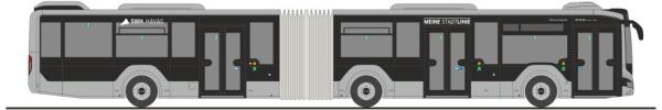 Rietze 75892 - Spur H0 MAN Lion´s City 18 ´18 G HAVAG Halle/Saale
