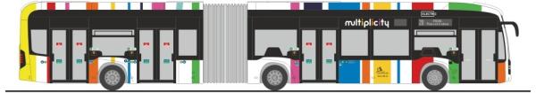 Rietze 77633 - Spur H0 Mercedes-Benz eCitaro G Ville de Luxembourg - Multiplicity (LU)