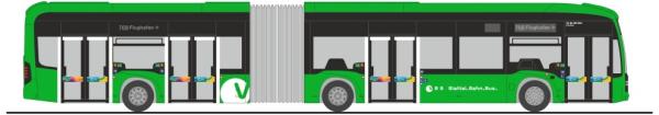 Rietze 77647 - Spur H0 Mercedes-Benz eCitaro G VBG Glattal (CH)