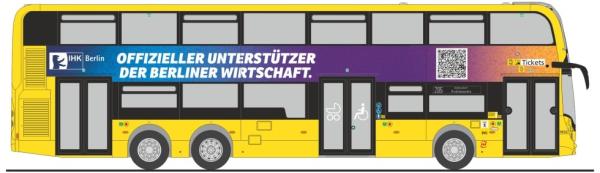 Rietze 78036 - Spur H0 Alexander Dennis Enviro500 BVG-IHK Berlin