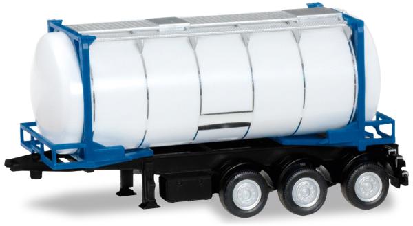 Herpa 076678-003 - Spur H0  26ft. Containerauflieger 3achs mit Swap-Container