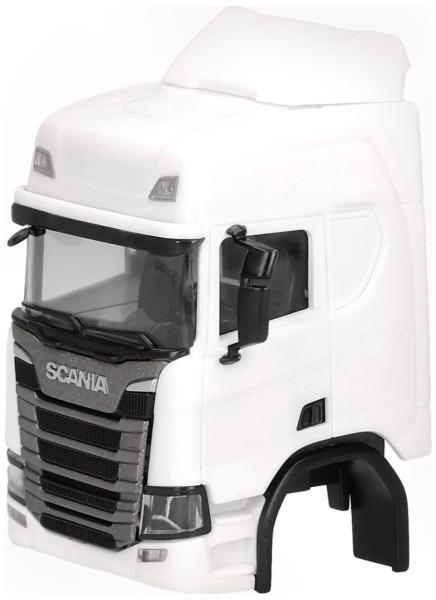 Herpa 086462 - Spur H0 Fahrerhaus Scania CR 20, weiß (2 Stück)