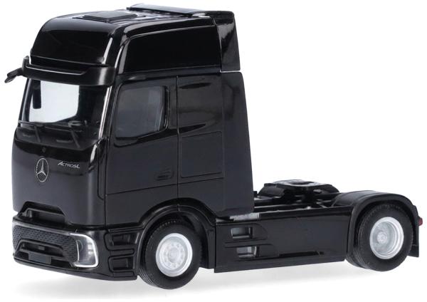 Herpa 318372-002 - Spur H0  Mercedes-Benz Actros L ProCabin Gigaspace Zugmaschine 2achs, schwarz