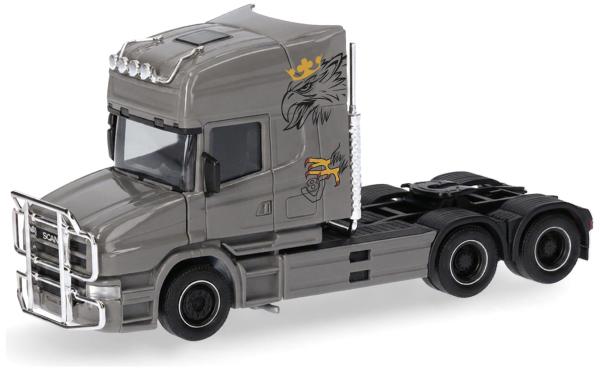 Herpa 319423-003 - Spur H0  Scania Hauber 04 Topline Zugmaschine 3achs, nardograu