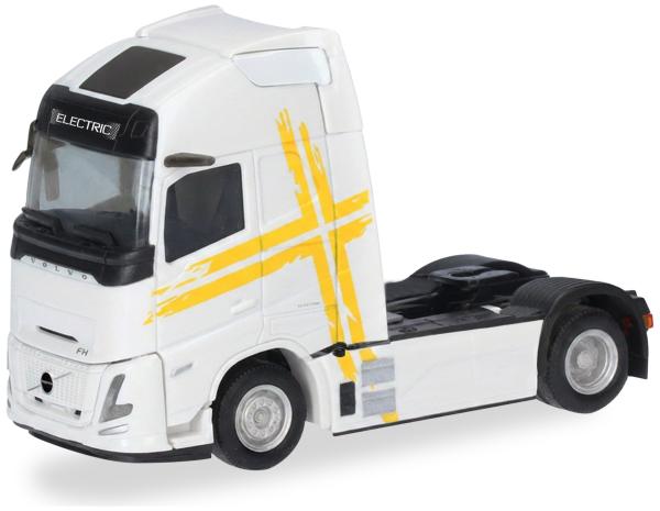 Herpa 321433-002 - Spur H0 Volvo FH Aero GL XL Electric Zugmaschine 2achs, weiß