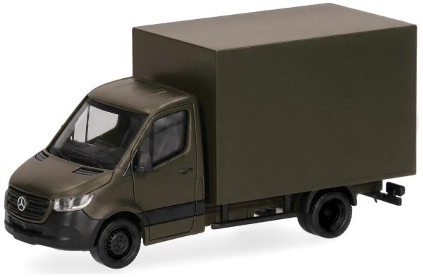 Herpa 700962 - Spur H0  Mercedes-Benz Sprinter '18 mit Kofferaufbau "Schweizer Armee"